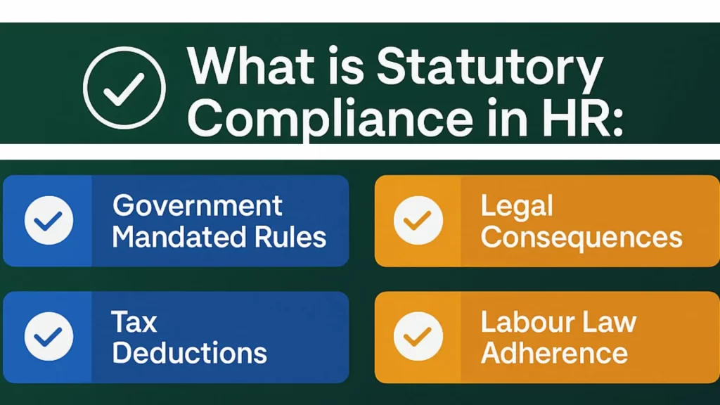 What is Statutory Compliance in HR