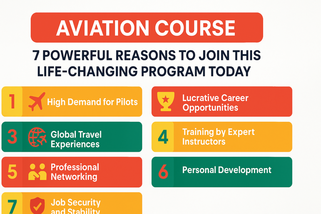 Aviation Course: 7 Powerful Reasons to Join This Life-Changing Program Today